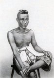 In this drawing, the official or courtier sports the traditional hairstyle of the times.<br/><br/>



The Siamese, or Thais, moved from their ancestral home in southern China into mainland Southeast Asia around the 10th century CE. Prior to this, Indianized kingdoms such as the Mon, Khmer and Malay kingdoms ruled the region. The Thais established their own states starting with Sukhothai, Chiang Saen, Chiang Mai and Lanna Kingdom, before the founding of the Ayutthaya kingdom. These states fought each other and were under constant threat from the Khmers, Burma and Vietnam. Much later, the European colonial powers threatened in the 19th and early 20th centuries, but Thailand survived as the only Southeast Asian state to avoid colonial rule. After the end of the absolute monarchy in 1932, Thailand endured 60 years of almost permanent military rule before the establishment of a democratic elected-government system.