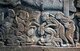 Cambodia: A cockfight on the southern outer wall, bas-relief, The Bayon, Angkor Thom