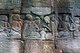 Cambodia: A game of chess, bas-relief, The Bayon, Angkor Thom
