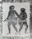 Philippines: An image dated to around 1590 CE depicting two tattooed persons in the Visayan Islands.