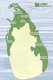 Sri Lanka: LTTE map showing the notional frontiers of 'Tamil Eelam'.
