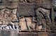 Cambodia: Fighting pigs (boar baiting), bas-relief Southern Wall, The Bayon, Angkor Thom, Angkor